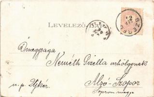 1899 (Vorläufer) Szered, Vág-Szered, Sereth, Sered nad Váhom; híd, takarékpénztár. Felvette Müller S...