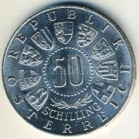 Ausztria 1963. 50Sch Ag "600 éves Tirol" T:2