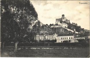 1911 Trencsén, Trencín; vár, Erzsébet szálloda. Gansel Lipót / castle, hotel (EK)
