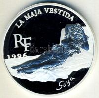 Franciaország 1996. 10Fr/1 1/2€ Ag "Múzeumi kincsek-Goya: A felöltözött Maya" T:...
