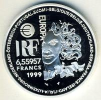 Franciaország 1999. 6,55957Fr Ag "Európa-Görög és római művészet" T:PP Csak 25.000db!