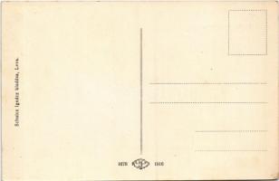 Léva, Levice; Kazinczy utca, Osztrák-magyar Barsmegyei Népbank, Schönstein Henrik és Borcsányi és Cs...