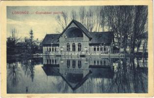1910 Losonc Lucenec; Csolnakázó pavilon. Bicskei Zoltán kiadása / rowing pavilion