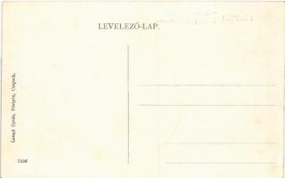 Pöstyén, Piestany; Ferenc József út, fürdő szálloda. Lampl Gyula kiadása / street, spa hotel