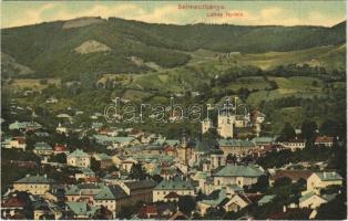 Selmecbánya, Schemnitz, Banská Stiavnica; Látkép nyugat felé. Joerges 1910. / western view