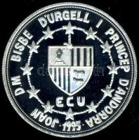 Andorra 1995. 10D Ag "ECU" T:PP kis k. Csak 30.000db!