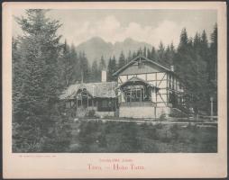 cca 1880 Tátralomnic (Tatranská Lomnica, Slovakia), Magas-Tátra, turistahotel, 24×30 cm