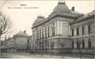 1912 Sopron, M. kir. törvényház. Breuer D. 305.