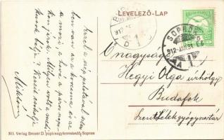 1912 Sopron, M. kir. törvényház. Breuer D. 305