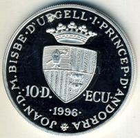 Andorra 1996. 10D Ag "Nagy Károly" T:PP k.