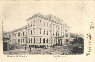 1904 Máramarossziget, Sighetu Marmatiei; Igazságügyi palota. Berger Miksa kiadása / palace of justice