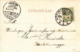 1904 Máramarossziget, Sighetu Marmatiei; Igazságügyi palota. Berger Miksa kiadása / palace of justic...