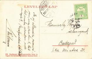 1908 Szamosújvár, Gherla; M. kir. állami főgimnázium, járásbíróság. Karátsonyi Gyula kiadása / gramm...