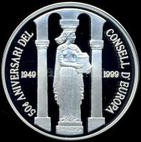 Andorra 1999. 10D Ag "50 éves az Európai Tanács" T:PP