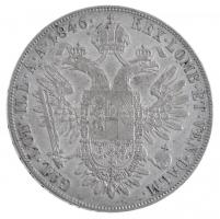 Ausztria 1846A Tallér Ag "I. Ferdinánd" Bécs (27,98g) T:2,2- kis ph. / Austria 1846A Thale...