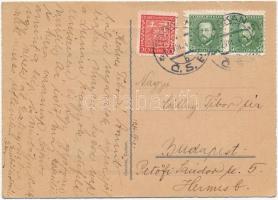 1934 Párkány, Parkan, Stúrovo; látkép Esztergom felé / Pohled na Ostrihom (EB)