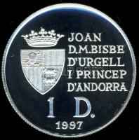 Andorra 1997. 1D Ag "Római szerződés" T:PP