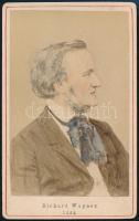 cca 1840-1850 Richard Wagner (1813-1883) német zeneszerző, karmester színezett keményhátú fotója, 10x6 cm