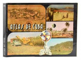 1978 Atlas de Cuba. XX Aniversario del Triunfo de la Revolución Cubana. La Habana, 1978, Instituto Cubano de Geodesia y Cartografía. Spanyol nyelven. Kiadói egészvászon-kötés, kiadói papír védőborítóban.