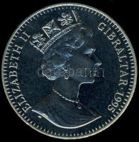 Gibraltár 1995. 2.8Ecu "Nelson admirális halálának 190. évfordulója" T:BU