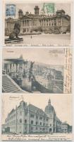 Budapest - 10 db RÉGI város képeslap / 10 pre-1945 town-view postcards