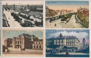 Arad - 11 db RÉGI erdélyi város képeslap / 11 pre-1945 Transylvanian town-view postcards