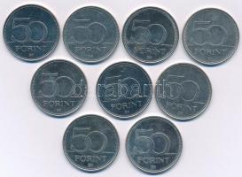 2004-2020. 50Ft Cu-Ni (9xklf) forgalmi emlékkiadás T:1-,2