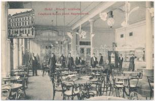 1909 Nagybecskerek, Zrenjanin, Veliki Beckerek; Rózsa szálloda (Tulajdonos Kovács József), belső / hotel interior