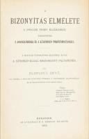 Zlinszky Imre: A bizonyítás elmélete a polgári peres eljárásban, tekintettel a jogfejlődésre és a kü...