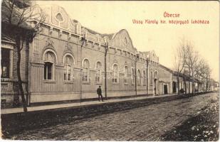 1914 Óbecse, Stari Becej; Vissy Károly kir. közjegyző lakóháza. W.L. Bp. Lévai Lajos kiadása / house of the notary (EB)