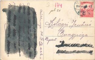 1918 Csáktornya, Cakovec; vasútállomás / railway station