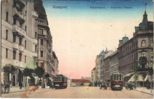 1918 Budapest XI. Fehérvári út, 19-es és 3-as villamosok, festék üzlet (EK)