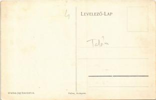 Budapest I. Tabán, Kakuk étterem kerthelyisége. Kereszt utca 6. (fa)