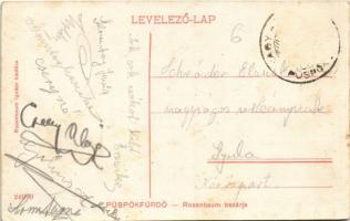 Püspökfürdő, Szentlászlófürdő, Baile 1 Mai (Váradszentmárton, Sanmartin); Rosenbaum Ignác bazár üzle...