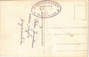 1922 Pozsony, Pressburg, Bratislava; Zur Erinnerung an die Klub Meisterschaft Athleten club Herkules...
