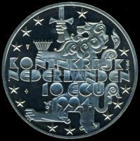 Hollandia 1994. 25Ecu Ag "F.D.Roosevelt" T:PP Csak 25.000db!