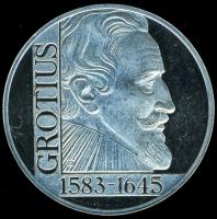Hollandia 1995. 25Ecu Ag "Grotius" T:PP kis k.