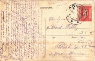 1935 Bélaház, Boleráz; Fő utca, kukoricakeményítő gyár / main street, cornstarch factory (fl)