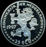 Hollandia 1997. 25Ecu Ag "400 éves a diplomáciai kapcsolat Oroszországgal" T:PP Csak 25.00...
