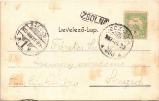 1903 Zsolna, Sillein, Zilina; Iparkiállítás, Ipar-Csarnok. Biel és Jellinek kiadása / Industrial Exh...