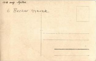 1916 Nyitra, Nitra; családi kép / family. photo