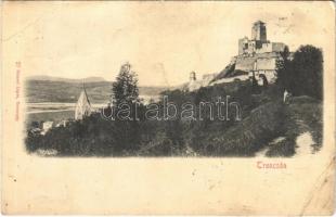 1908 Trencsén, Trencín; vár. Gansel Lipót 23. / Trenciansky hrad / castle (EB)