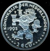 Hollandia 1995. 2Ecu "Amsterdam vitorlásverseny" variáns T:PP Csak 30.000db!