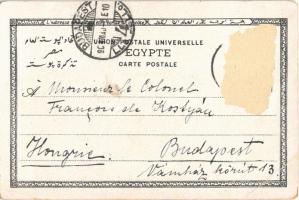 1904 Chameaux du désert. Une ecole Arabe / Egyptian folklore, Desert camels. An Arab school. Art Nou...