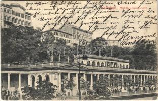 1906 Karlovy Vary, Karlsbad; Mühlbrunncolonade / spa, bath (EK)