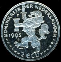 Hollandia 1995. 2Ecu "Amsterdam vitorlásverseny" variáns T:PP Csak 30.000db!