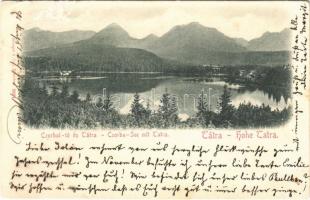 1900 Tátra, Magas-Tátra, Vysoké Tatry; Csorba-tó / Czorba-See mit Tatra / Strbské pleso / lake (felületi sérülés / surface damage)