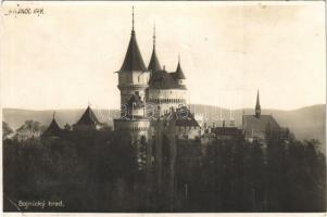Bajmóc, Bojnice; Bajmóc vára (Gróf Pálffy kastély) / Bojnicky hrad / castle (vágott / cut)