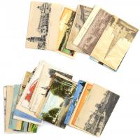46 db RÉGI lengyel város képeslap jó állapotban 1904-1930 között / 46 pre-1945 Polish town-view postcards in good quality from between 1904-1930