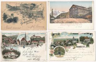 16 db RÉGI osztrák város képeslap jó állapotban 1898-1926 között, több lithoval / 16 pre-1945 Austri...